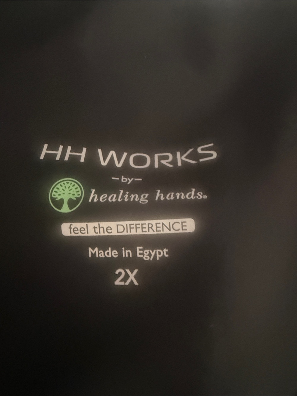 healing hands Black Women's athletic Pants with Drawstring - Picture 2 of 3